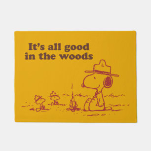 Snoopy   Beagle Scout - Alles Gute im Wald Fußmatte