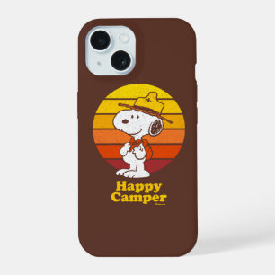 Snoopy Beagle Scout - Glücklicher Camper iPhone 15 Hülle