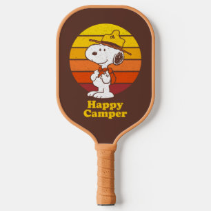 Snoopy   Beagle Scout - Glücklicher Camper Pickleball Schläger