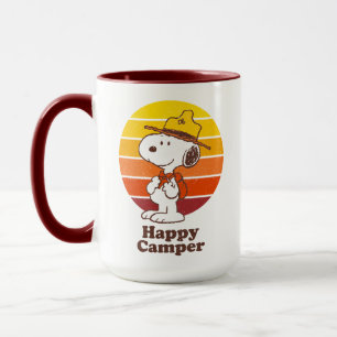Snoopy Beagle Scout - Glücklicher Camper Tasse
