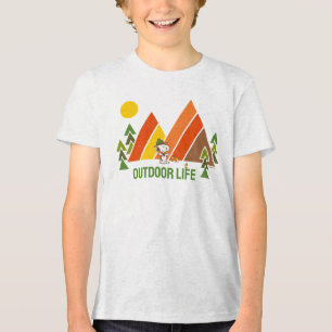 Snoopy Beagle Scout - The Great Outdoor Tri-Blend Shirt