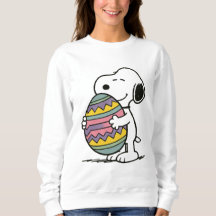 Snoopy beim Eierlegen