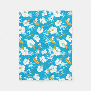 Snoopy Brooklyn Beach Pattern Fleecedecke