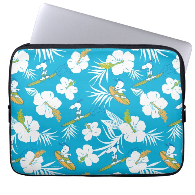 Snoopy Brooklyn Beach Pattern Laptopschutzhülle (Vorderseite)