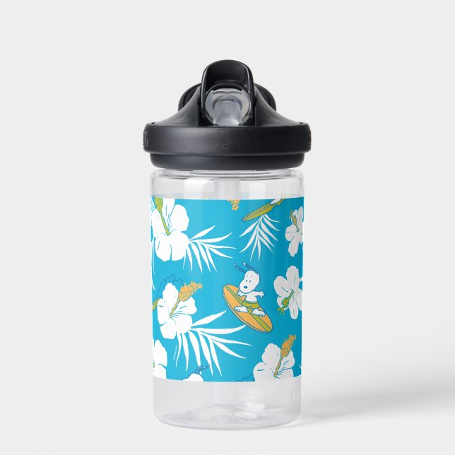 Snoopy Brooklyn Beach Pattern Trinkflasche (Vorne)