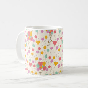 Snoopy Bunches of Balloons Pattern Kaffeetasse