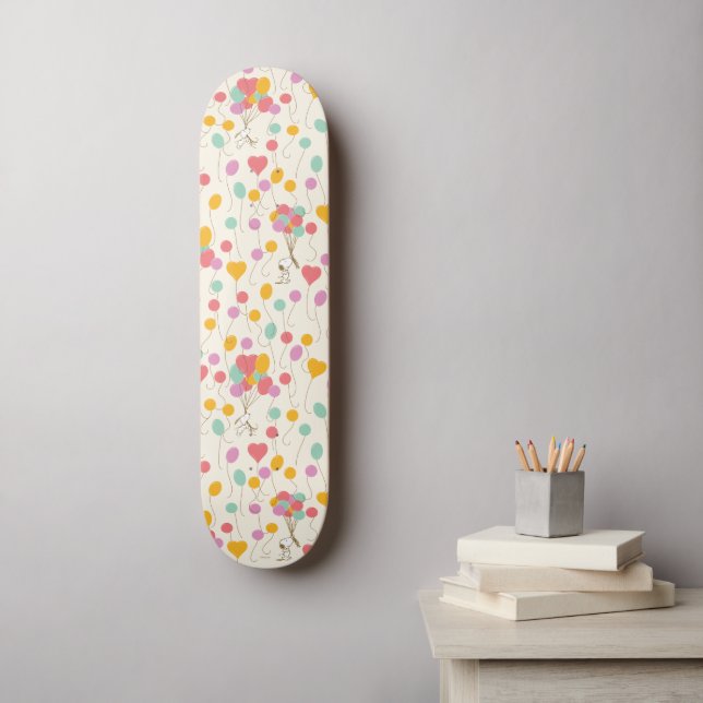 Snoopy Bunches of Balloons Pattern Skateboard (Wandkunst)