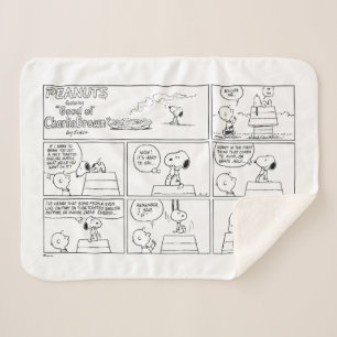 Snoopy & Charlie Brown English Muffin Sherpadecke