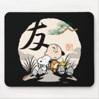 Snoopy, Charlie Brown und Woodstock - Freund