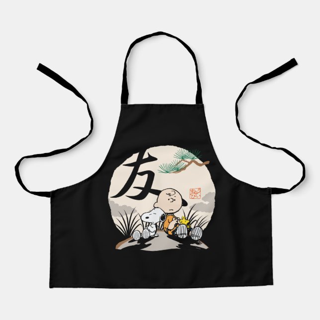 Snoopy, Charlie Brown und Woodstock - Freund Schürze (Vorderseite)