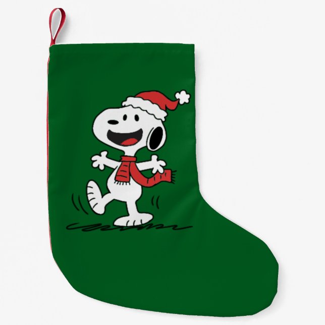 Snoopy Christmas fun  Kleiner Weihnachtsstrumpf (Vorderseite)