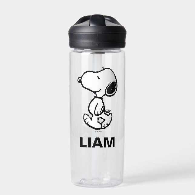 Snoopy Classic Comic | Name hinzufügen Trinkflasche (Vorderseite)