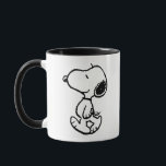 Snoopy Classic Comic Tasse<br><div class="desc">Schauen Sie sich dieses super niedliche Design mit Snoopy in vielen Posen Muster an.</div>