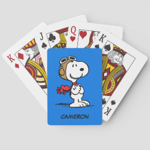 Snoopy Die fliegenden As spielen Karten Spielkarten