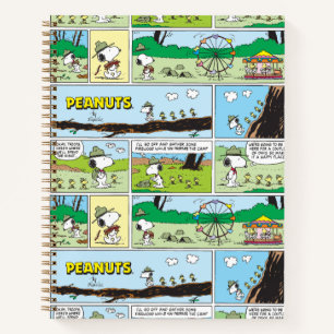 Snoopy & Friends Go-Camping Notizbuch