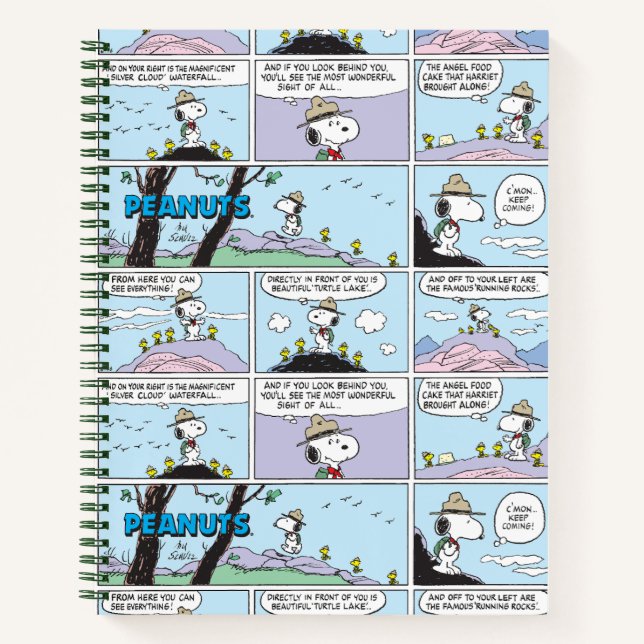 Snoopy & Friends | Wandern Notizbuch (Vorderseite)