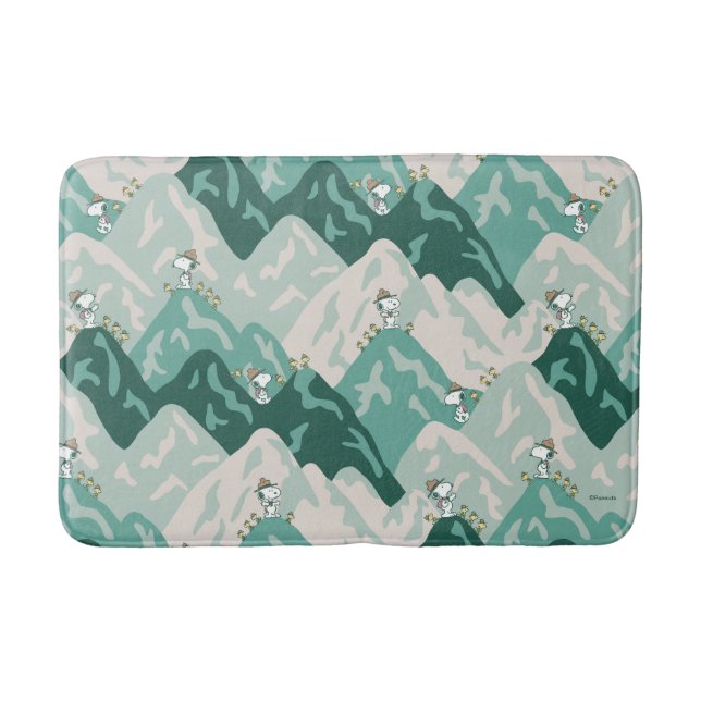 Snoopy Großes Outdoor Muster Badematte (Vorderseite)