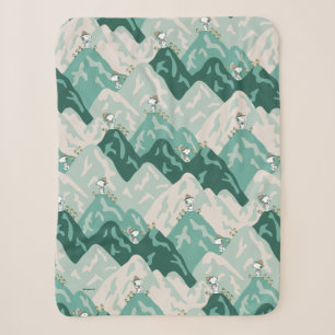Snoopy Großes Outdoor Muster Sherpadecke