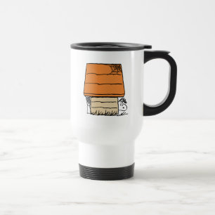Snoopy Halloween Spider Web Doghouse Reisebecher