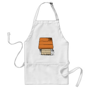 Snoopy Halloween Spider Web Doghouse Schürze