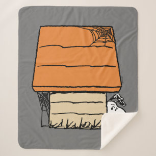 Snoopy Halloween Spider Web Doghouse Sherpadecke