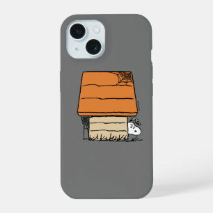 Snoopy Halloween Spinnennetz Hundehütte iPhone 15 Hülle