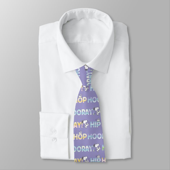 Snoopy Hip Hop Hooray Ostern Krawatte (Gebunden)