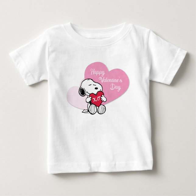 Snoopy Hugs & Kisses Baby T-shirt (Vorderseite)