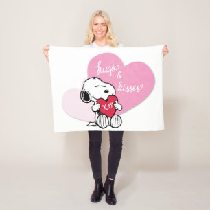 Snoopy Hugs & Kisses Fleecedecke