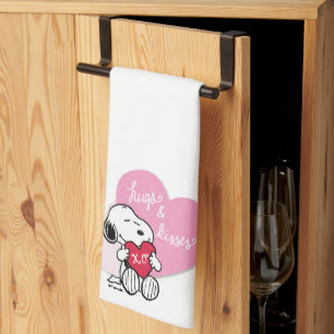 Snoopy Hugs & Kisses Geschirrtuch