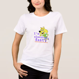 Snoopy Ich bin immer schnell T - Shirt Design
