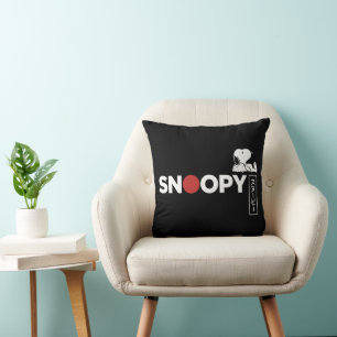 Snoopy Japanisch Typografie Grafik Kissen