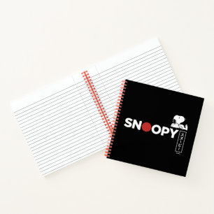 Snoopy Japanisch Typografie Grafik Notizbuch
