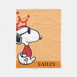 Snoopy - Joe Cool Crown Fleecedecke