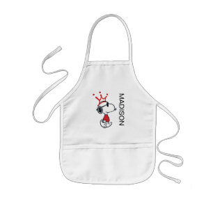 Snoopy - Joe Cool Crown Name hinzufügen Kinderschürze