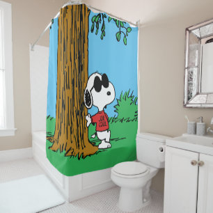 Snoopy "Joe Cool" Stehend Duschvorhang