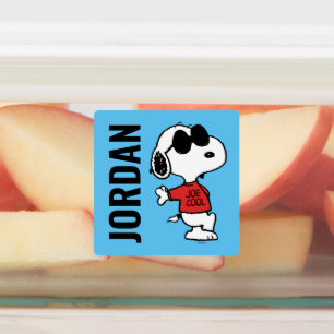 Snoopy "Joe Cool" Stehend Etiketten