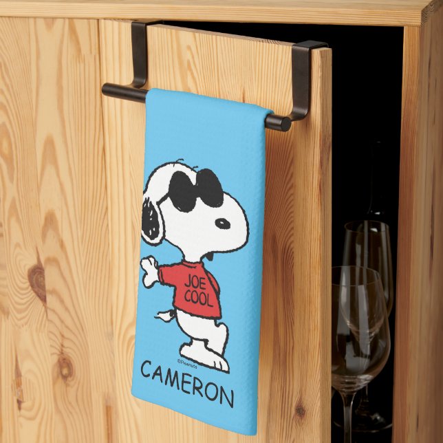 Snoopy "Joe Cool" Stehend Geschirrtuch (Drittel gefaltet)