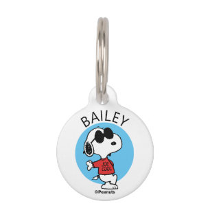 Snoopy "Joe Cool" Stehend Haustiermarke