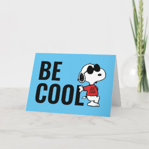Snoopy "Joe Cool" Stehend Karte