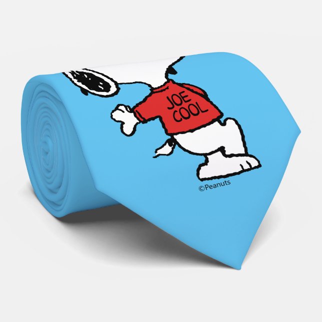 Snoopy "Joe Cool" Stehend Krawatte (Gerollt)
