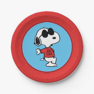 Snoopy "Joe Cool" stehend Pappteller