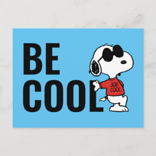 Snoopy "Joe Cool" Stehend Postkarte