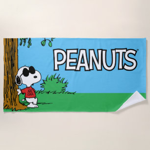 Snoopy "Joe Cool" Stehend Strandtuch