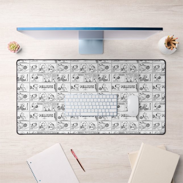 Snoopy Joue Au Tennis (Bureau 1)