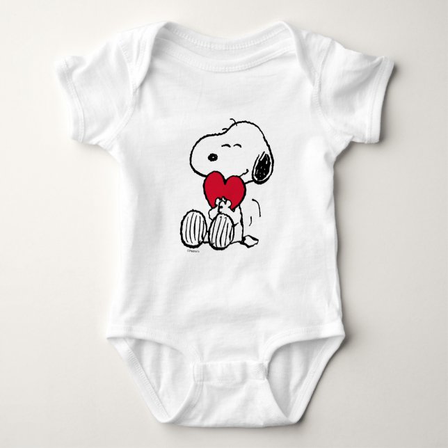 Snoopy | Little Sweetheart Baby Bodysuit Baby Strampler (Vorderseite)