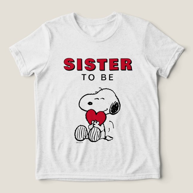 Snoopy | Little Sweetheart Tri-Blend Shirt (Design Vorderseite)