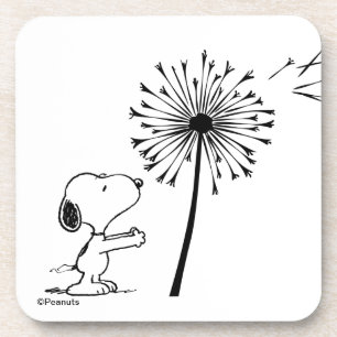 Snoopy mit Kronleuchter Getränkeuntersetzer