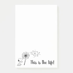 Snoopy mit Kronleuchter Post-it Klebezettel