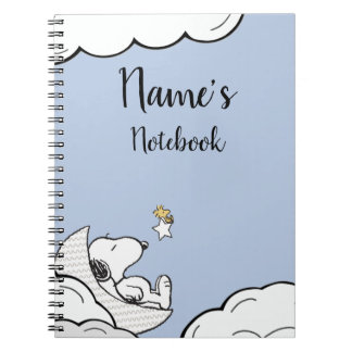 Snoopy Note Book Name Title Notizblock
